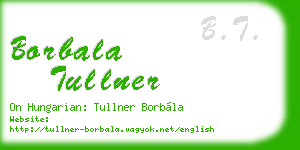 borbala tullner business card
