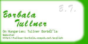 borbala tullner business card